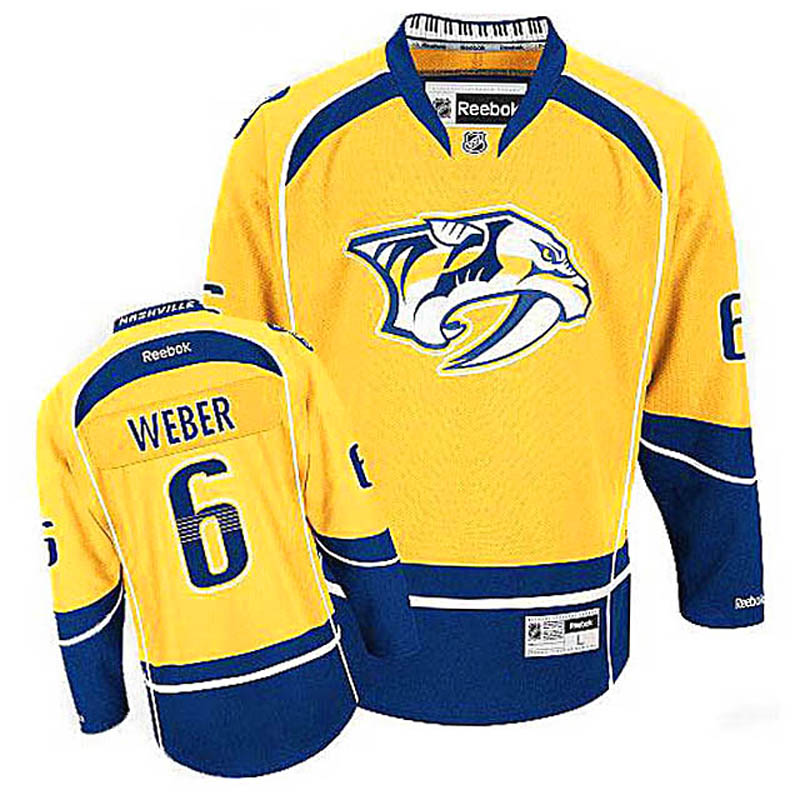 Shea Weber Nashville Predators #6 Home Ice Hockey Jersey