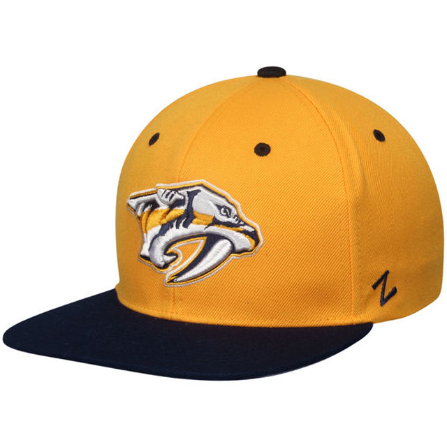 Nashville Predators Zephyr Gold/Navy Z11 Snapback Adjustable Hat