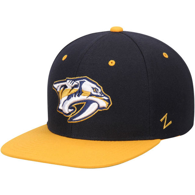 Nashville Predators Zephyr Navy/Gold Z11 Snapback Adjustable Hat