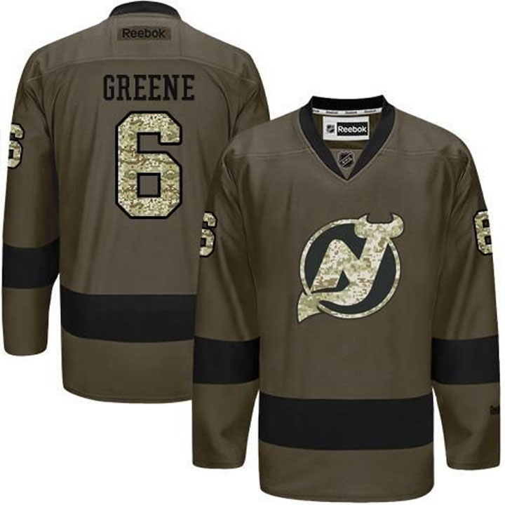 Andy Greene New Jersey Devils #6 Green Camo Player Jersey