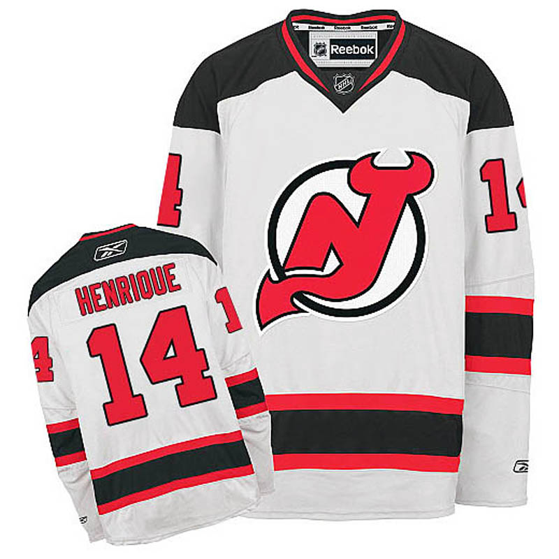 Adam Henrique New Jersey Devils #14 Away Ice Hockey Jersey