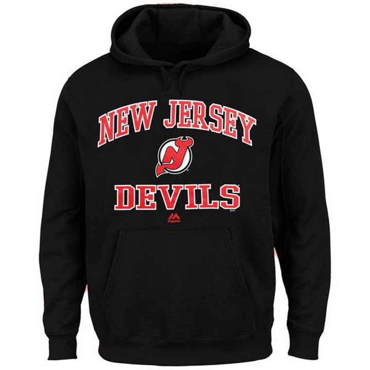 NHL Devils Black Heart And Soul Pullover Hoodie