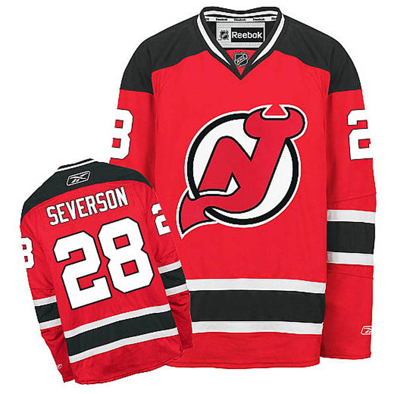 Damon Severson New Jersey Devils #28 Home Ice Hockey Jersey