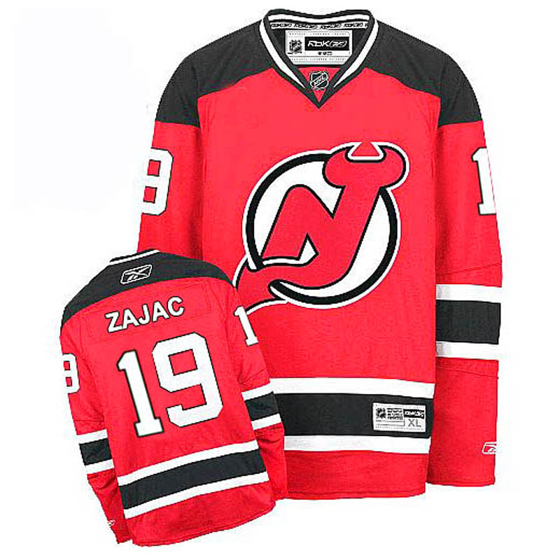 Travis Zajac New Jersey Devils #19 Home Ice Hockey Jersey