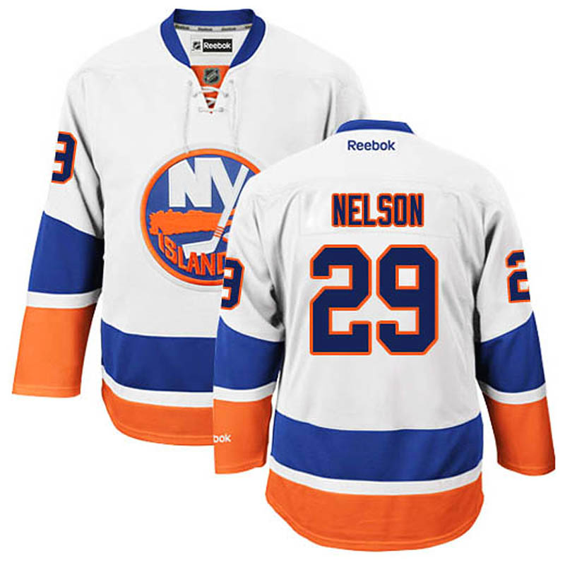 Brock Nelson New York Islanders #29 Away Ice Hockey Jersey