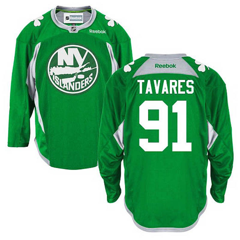 John Tavares New York Islanders #91 Practice Ice Hockey Jersey