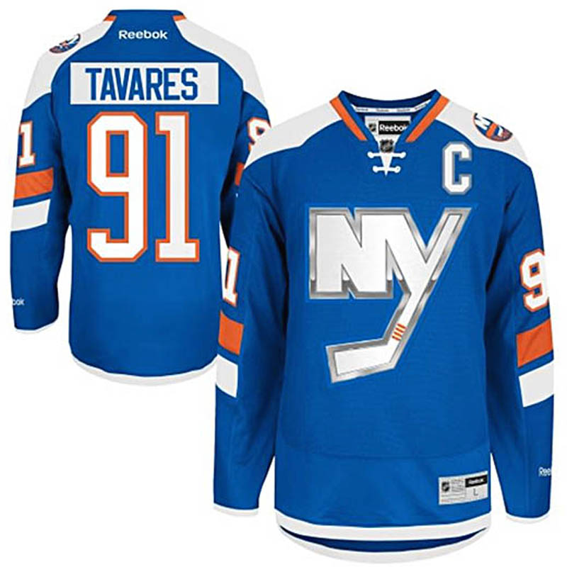 John Tavares New York Islanders #91 2014 Stadium Series Ice Hockey Jersey