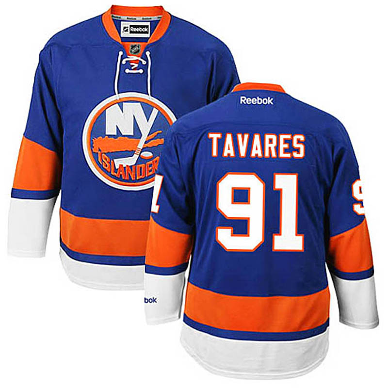 John Tavares New York Islanders #91 Home Ice Hockey Jersey