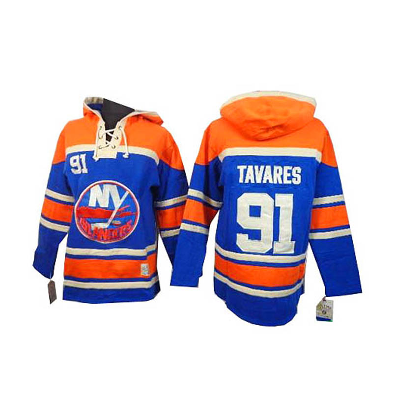 John Tavares New York Islanders #91 Ice Hockey Sawyer Hooded Sweatshirt