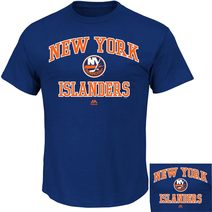 New York Islanders Royal Blue Heart And Soul T-shirt