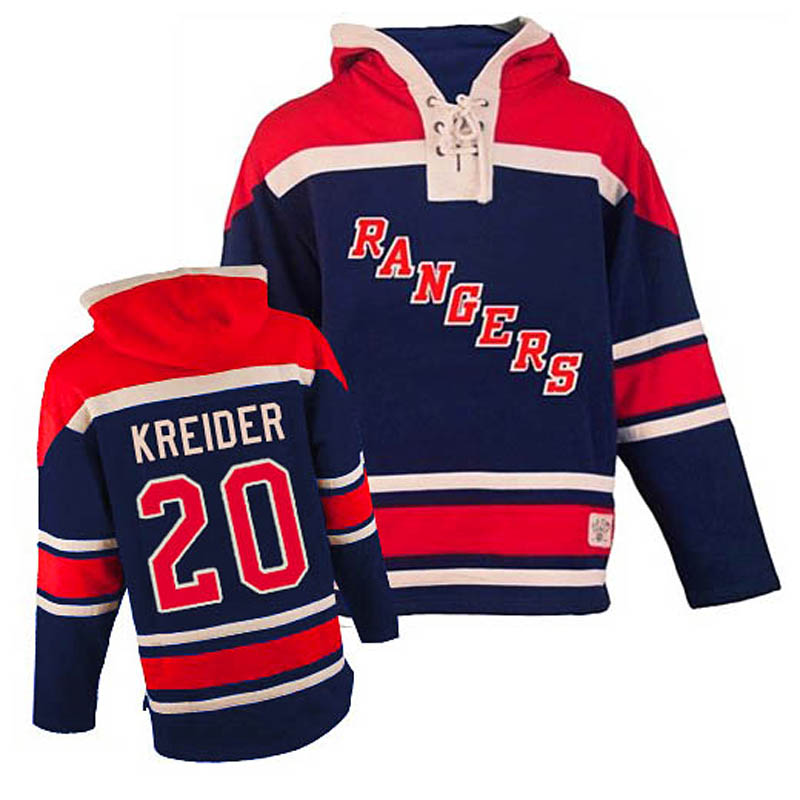 Chris Kreider New York Rangers #20 Ice Hockey Sawyer Hooded Sweatshirt