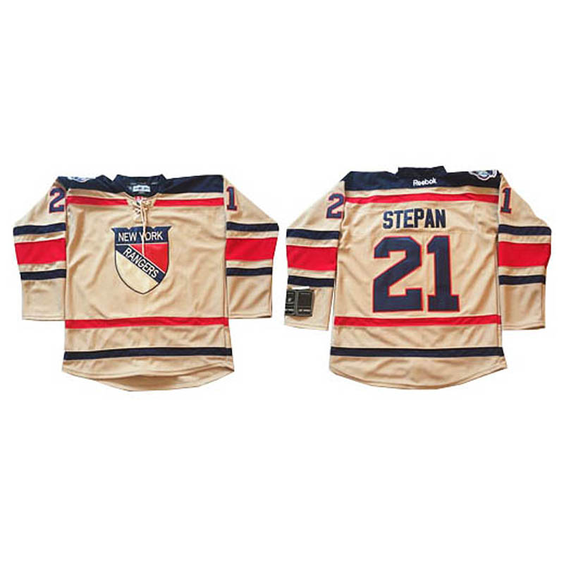 Derek Stepan New York Rangers #21 2012 Winter Classic Ice Hockey Jersey