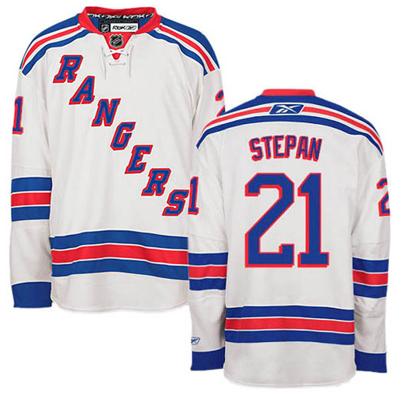 Derek Stepan New York Rangers #21 Away Ice Hockey Jersey