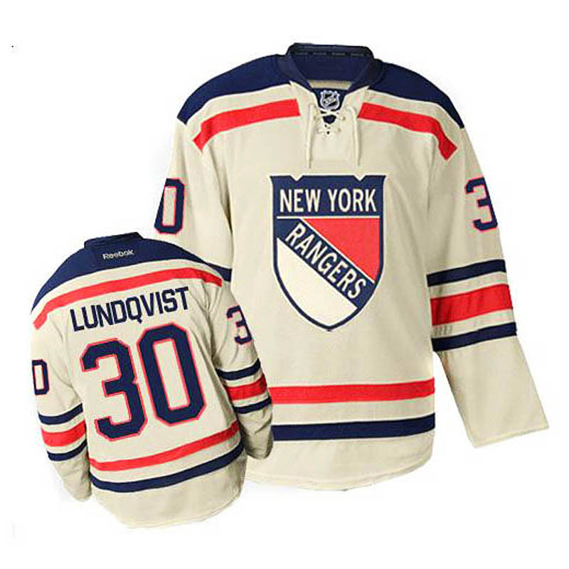 Henrik Lundqvist New York Rangers #30 Winter Classic Ice Hockey Jersey