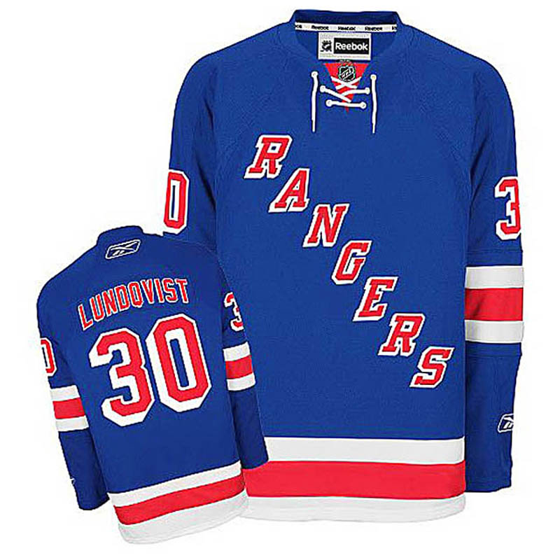 Henrik Lundqvist New York Rangers #30 Home Ice Hockey Jersey