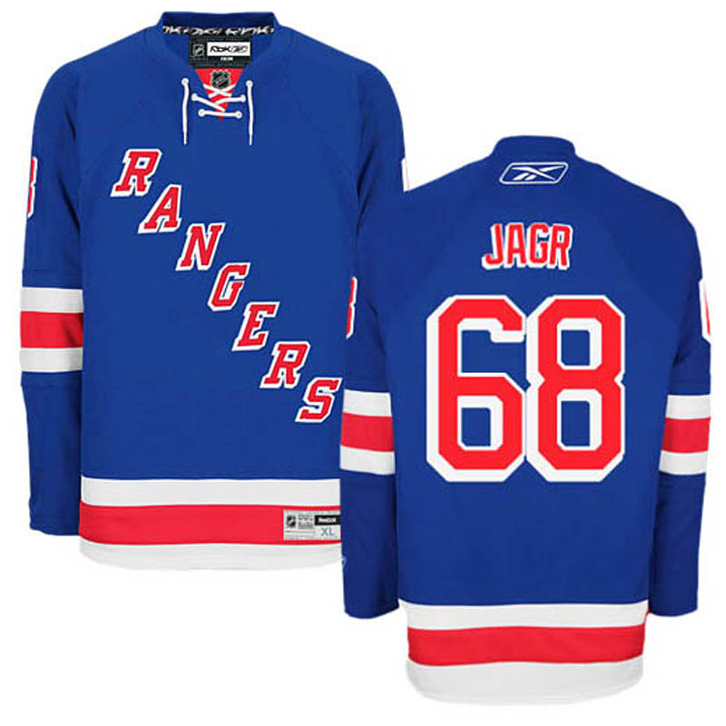 Jaromir Jagr New York Rangers #68 Home Ice Hockey Jersey