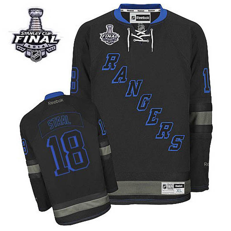 Marc Staal New York Rangers #18 2014 Stanley Cup Ice Hockey Jersey