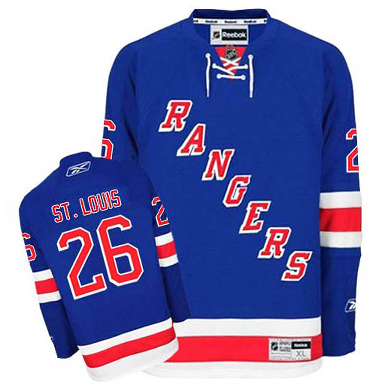 Martin St. Louis New York Rangers #26 Home Ice Hockey Jersey