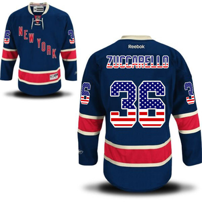  Mats Zuccarello New York Rangers #36 Third Ice Hockey Jersey