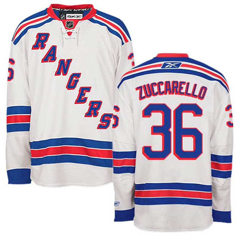 Mats Zuccarello New York Rangers #36 Away Ice Hockey Jersey