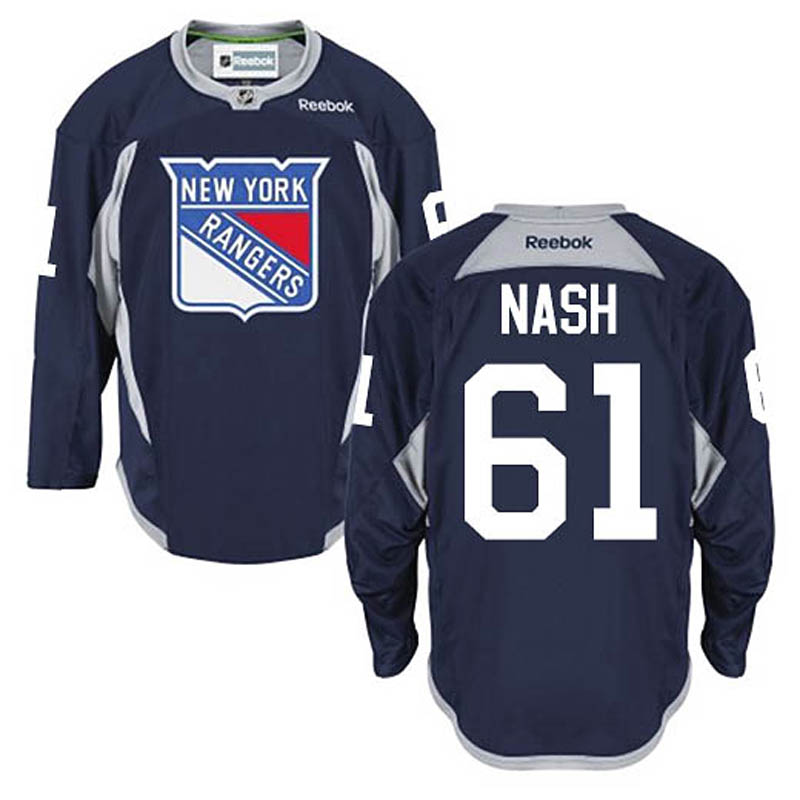 Rick Nash New York Rangers #61 Practice Ice Hockey Jersey