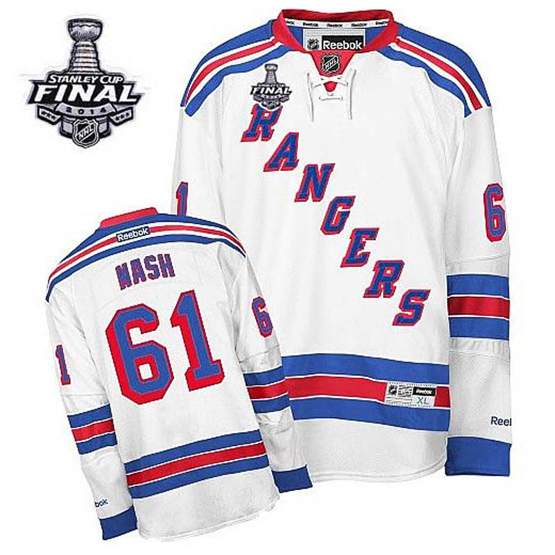 Rick Nash New York Rangers #61 Away 2014 Stanley Cup Ice Hockey Jersey