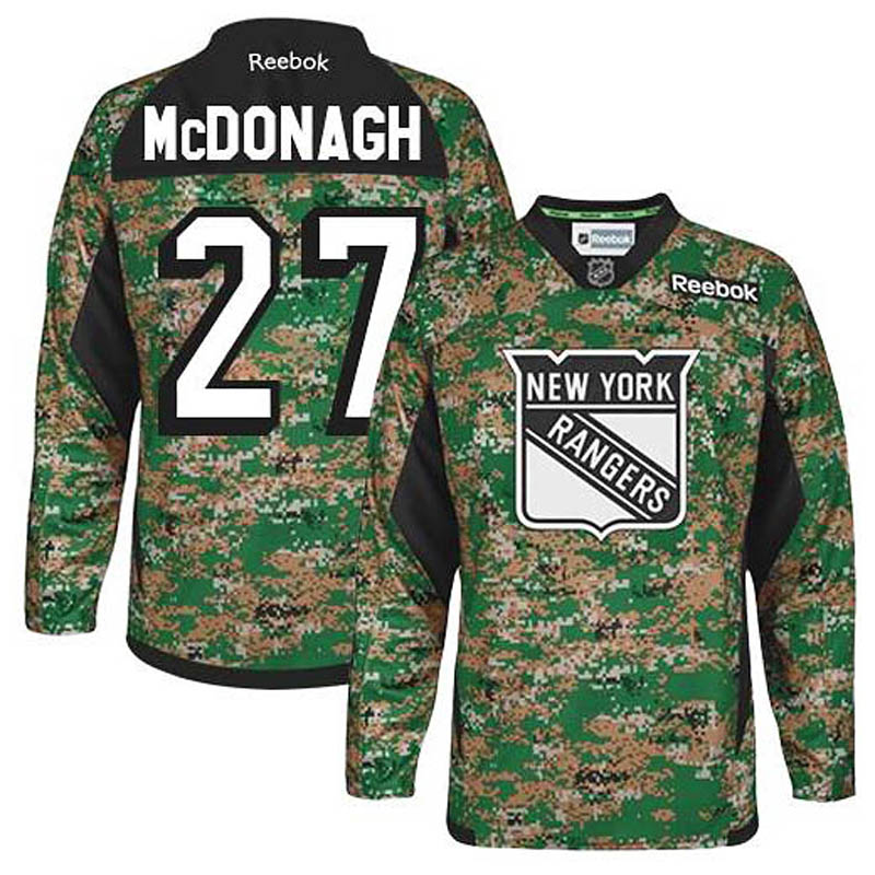 Ryan McDonagh New York Rangers #27 Veterans Day Ice Hockey Jersey