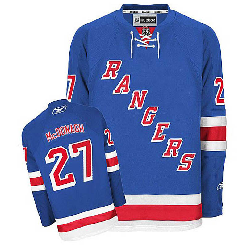 Ryan McDonagh New York Rangers #27 Home Ice Hockey Jersey