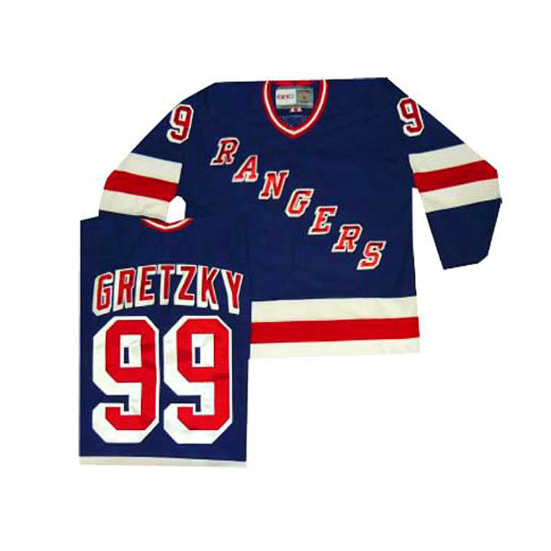 Wayne Gretzky New York Rangers #99 Throwback Ice Hockey Jersey