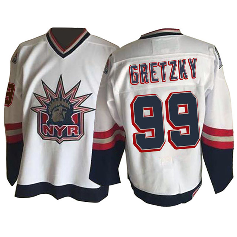 Wayne Gretzky New York Rangers #99 Ice Hockey Jersey