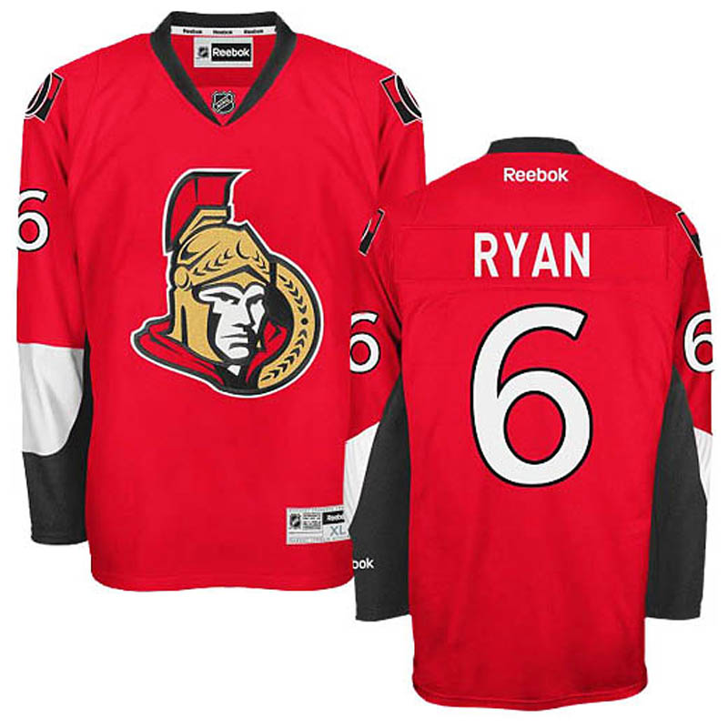 Bobby Ryan Ottawa Senators #6 Home Ice Hockey Jersey