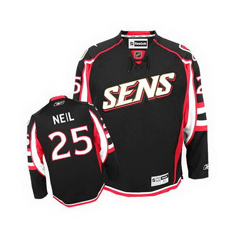 Chris Neil Ottawa Senators #25 Throwback Ice Hockey Jersey