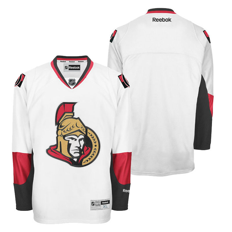 Senators White Reebok Jersey