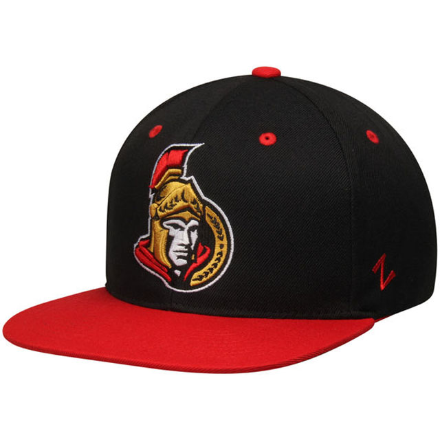 Ottawa Senators Zephyr Black/Red Z11 Snapback Adjustable Hat