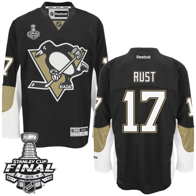 Bryan Rust Pittsburgh Penguins #17 2016 Stanley Cup Black Home Jersey