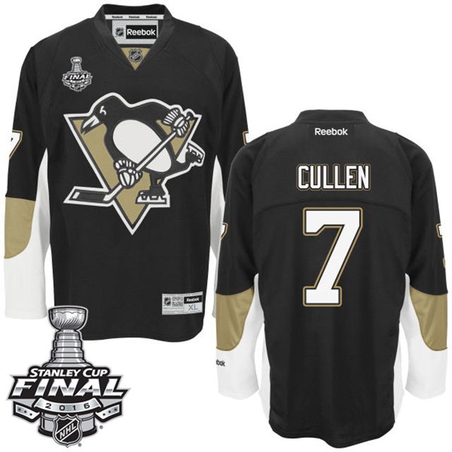 Matt Cullen Pittsburgh Penguins #7 2016 Stanley Cup Black Home Jersey