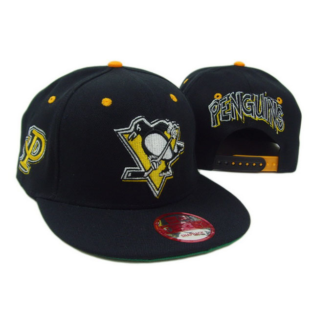 Pittsburgh Penguins New Era Black 9FIFTY Adjustable Hat