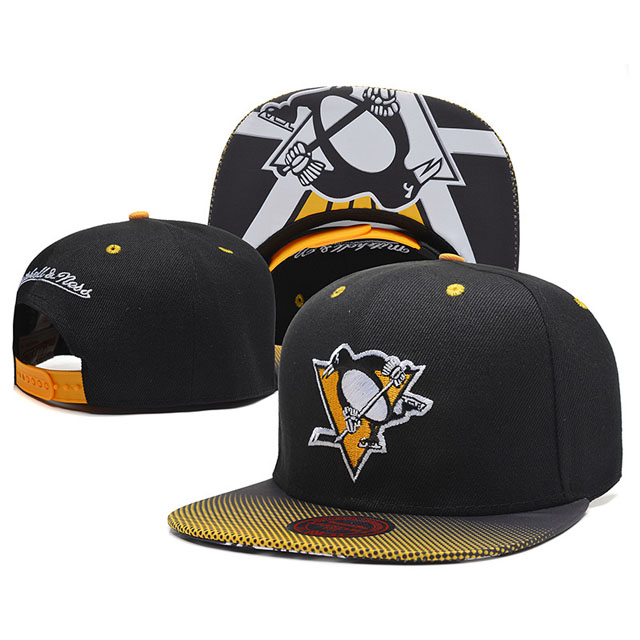 Pittsburgh Penguins New Era Black Yellow 9FIFTY Adjustable Hat