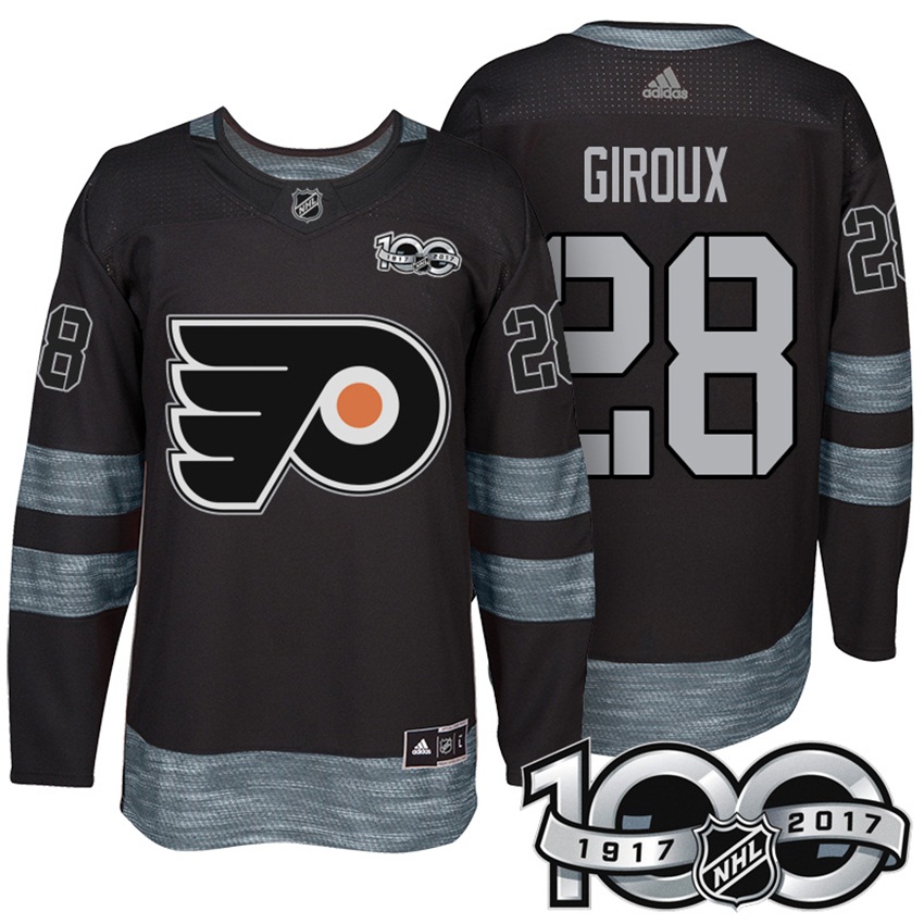 Flyers Claude Giroux #28 Black 2017 Centennial Classic Limited Jersey