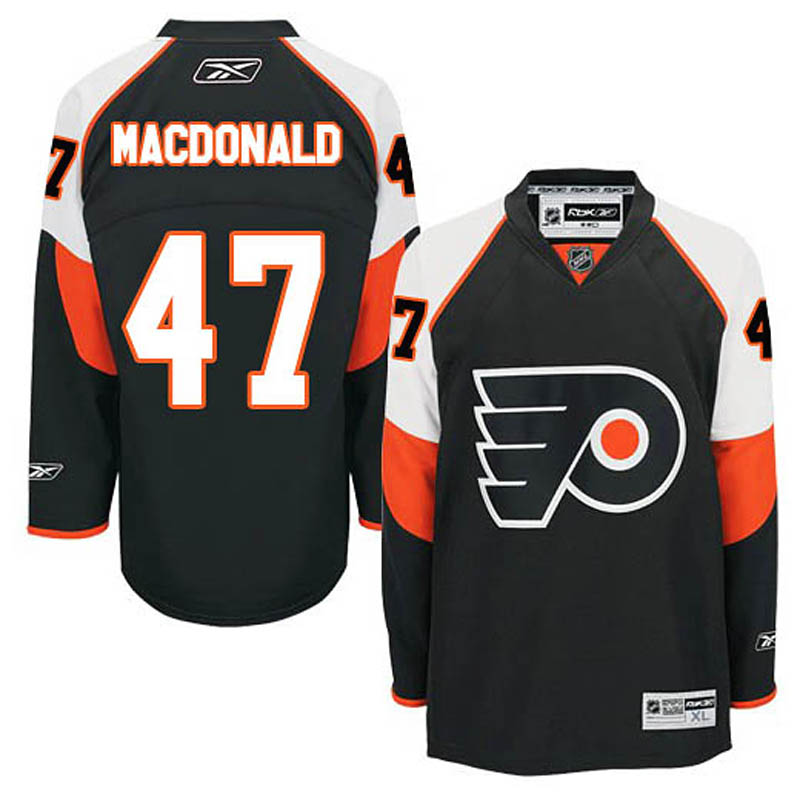 Andrew MacDonald Philadelphia Flyers #47 Third Ice Hockey Jersey