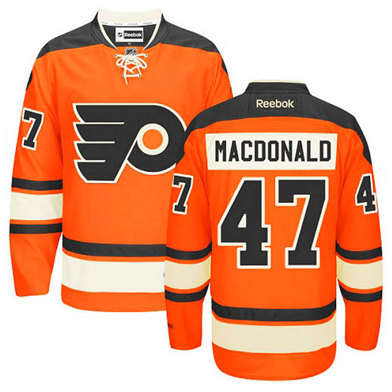 Andrew MacDonald Philadelphia Flyers #47 New Third Ice Hockey Jersey