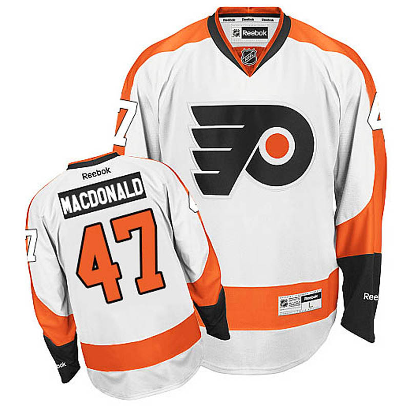 Andrew MacDonald Philadelphia Flyers #47 Away Ice Hockey Jersey