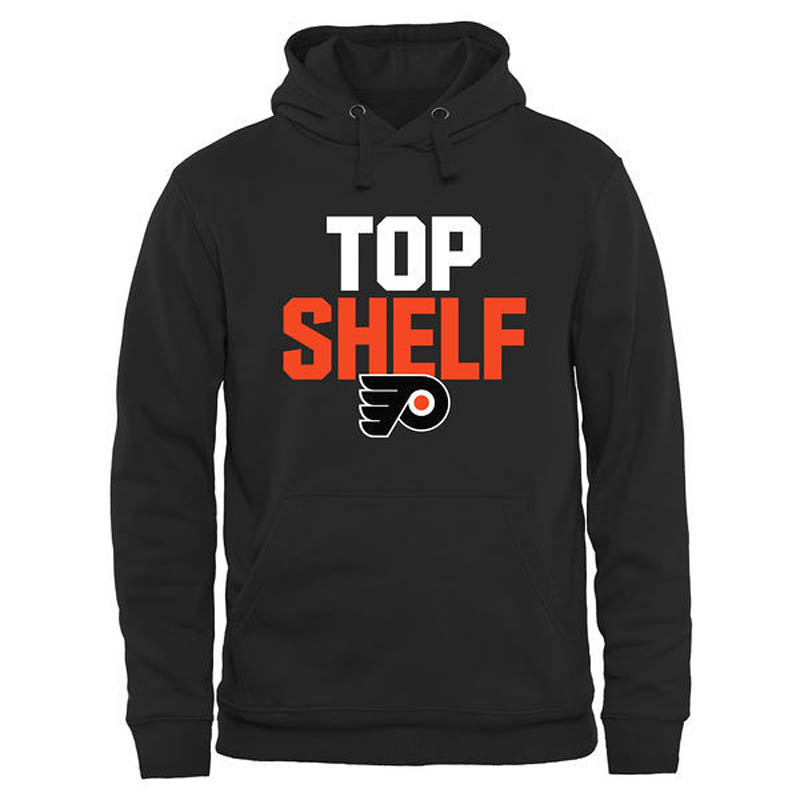 Flyers Black Top Shelf Pullover Hoodie