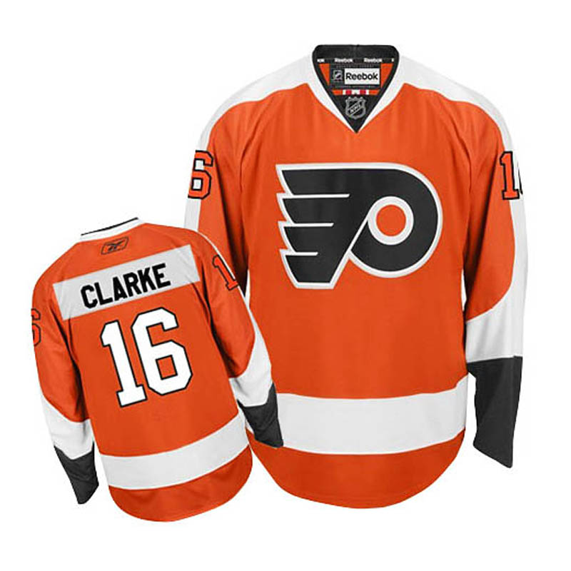 Bobby Clarke Philadelphia Flyers #16 Home Ice Hockey Jersey