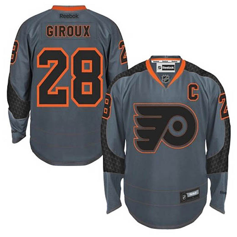 Claude Giroux Philadelphia Flyers #28 Cross Check Fashion Ice Hockey Jersey