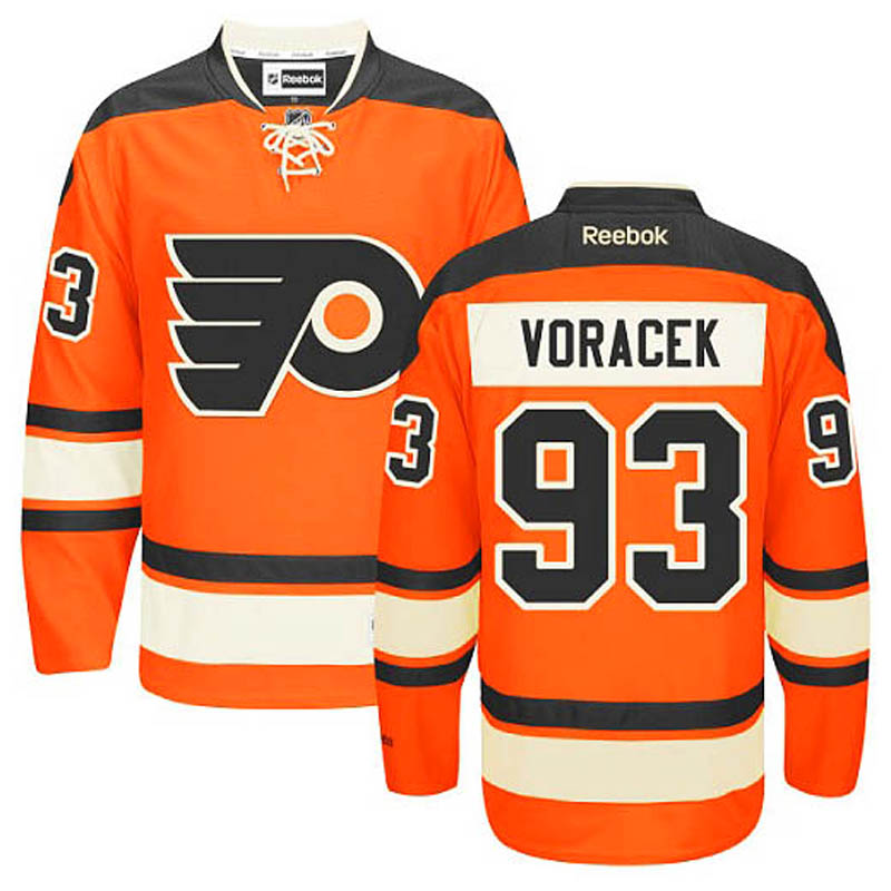 Jakub Voracek Philadelphia Flyers #93 New Third Ice Hockey Jersey