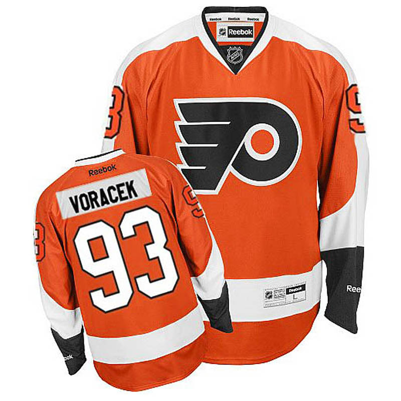 Jakub Voracek Philadelphia Flyers #93 Home Ice Hockey Jersey