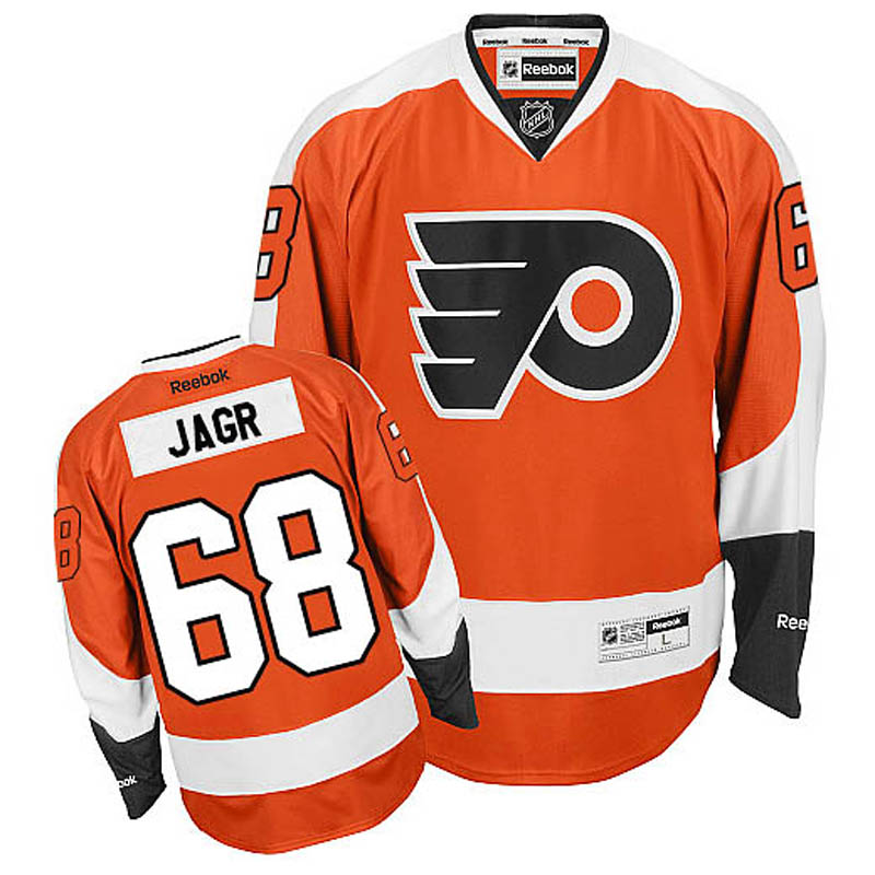 Jaromir Jagr Philadelphia Flyers #68 Home Ice Hockey Jersey