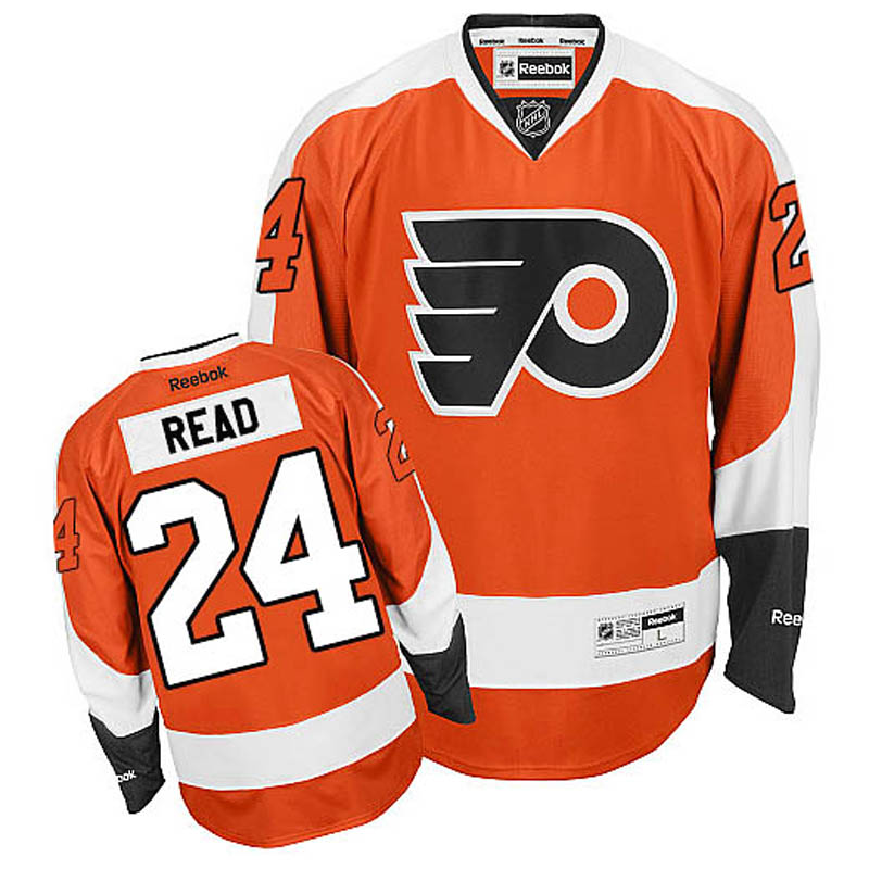 Matt Read Philadelphia Flyers #24 Home Ice Hockey Jersey