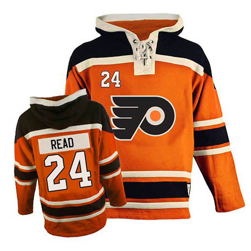 Matt Read Philadelphia Flyers #24 Ice Hockey Sawyer Hooded Sweatshirt